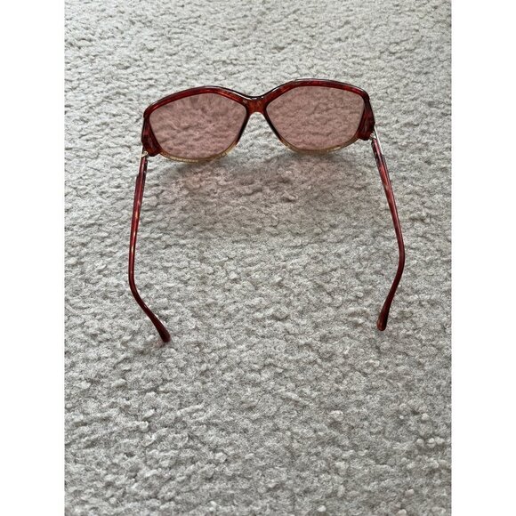 Vintage 80s retro Christian Dior Optyl oversized bronze red sunglasses 2498 62/1 - Picture 4 of 9